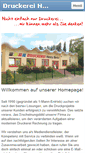 Mobile Screenshot of druckerei-bertz.de