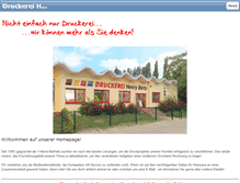 Tablet Screenshot of druckerei-bertz.de